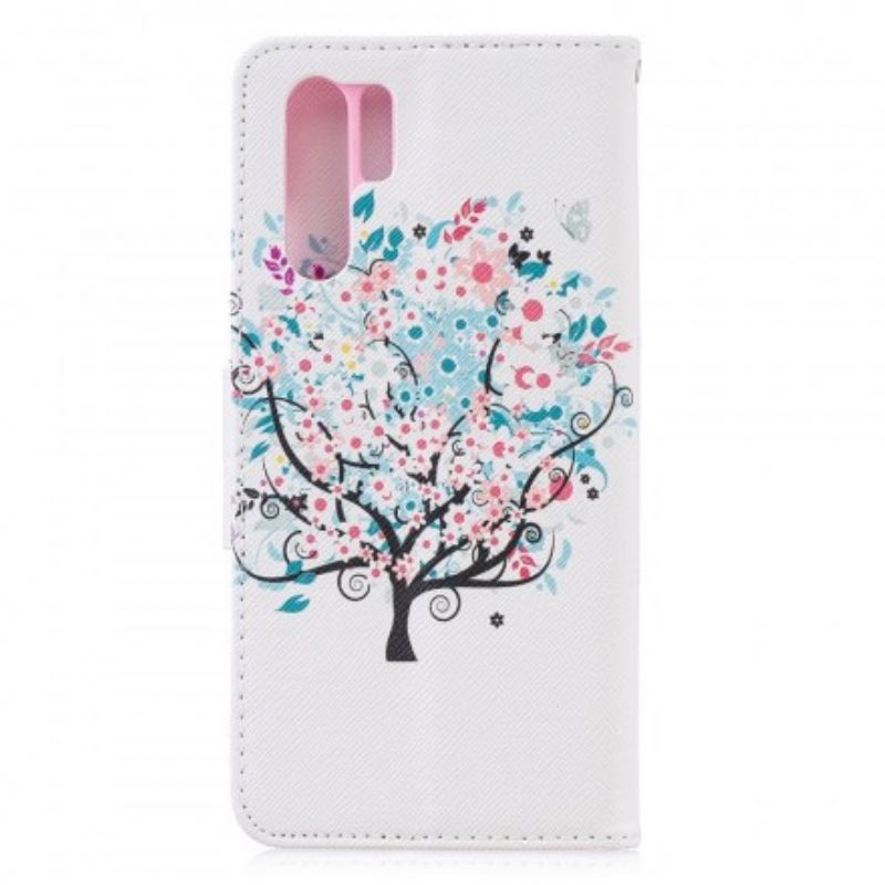 Flip Cover Huawei P30 Pro Blomstret Træ