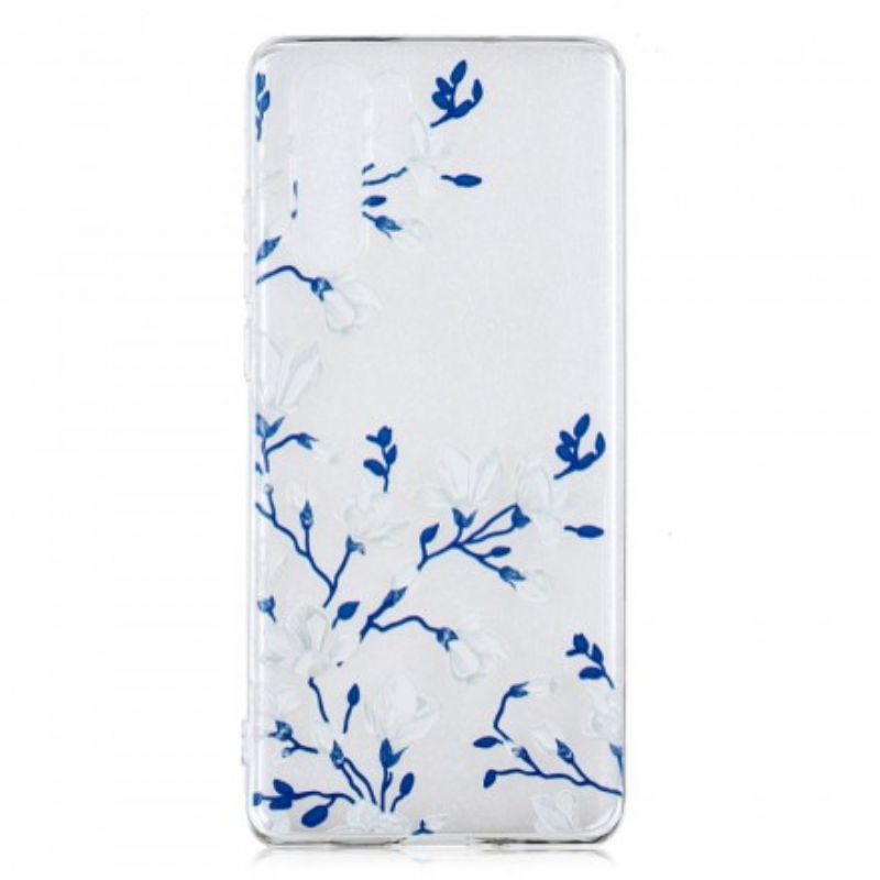 Mobilcover Huawei P30 Pro Hvide Blomster