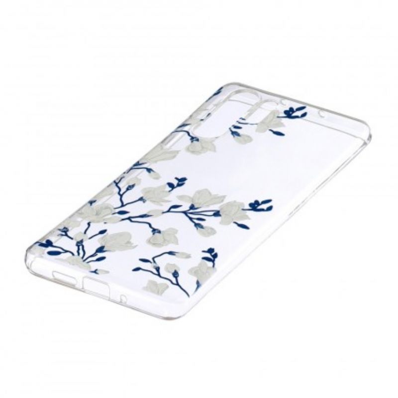 Mobilcover Huawei P30 Pro Hvide Blomster
