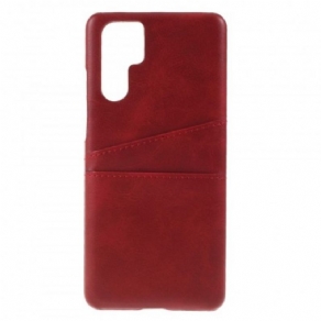 Mobilcover Huawei P30 Pro Lædereffekt Kortholder
