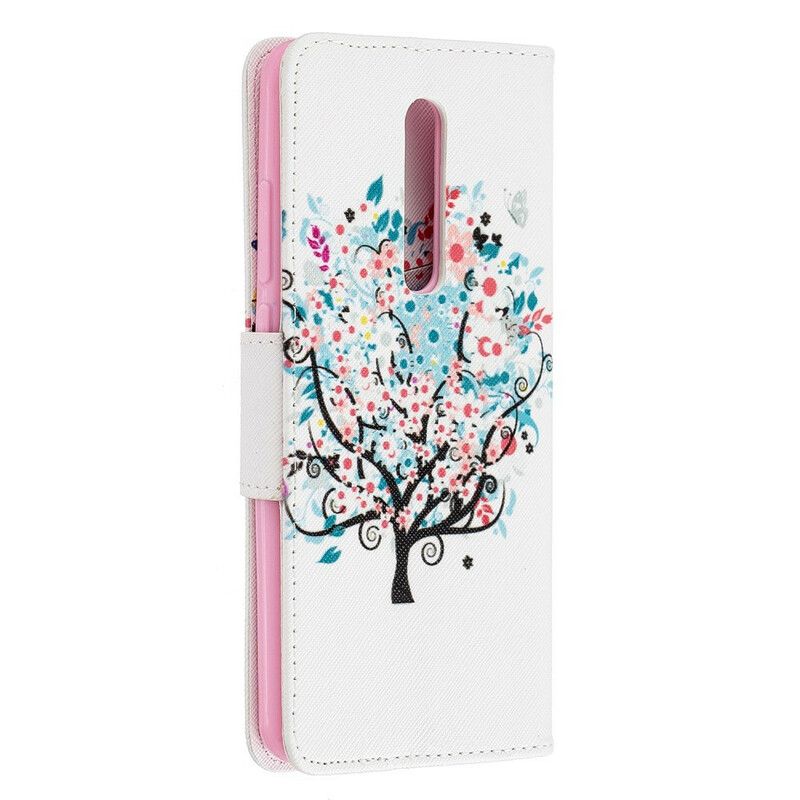 Flip Cover Xiaomi Mi 9T / Mi 9T Pro Blomstret Træ