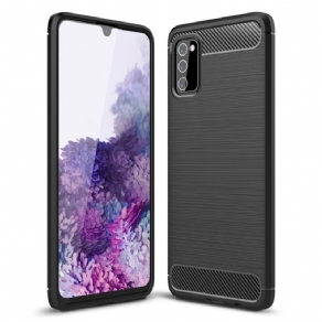 Cover Samsung Galaxy A03s Børstet Kulfiber