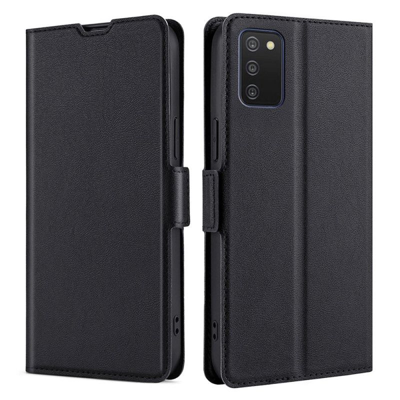 Cover Samsung Galaxy A03s Flip Cover Vintage Læderstil