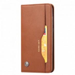 Cover Samsung Galaxy A22 4G Flip Cover Faux Læder Kortholder