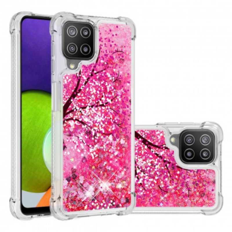 Cover Samsung Galaxy A22 4G Paillettræ