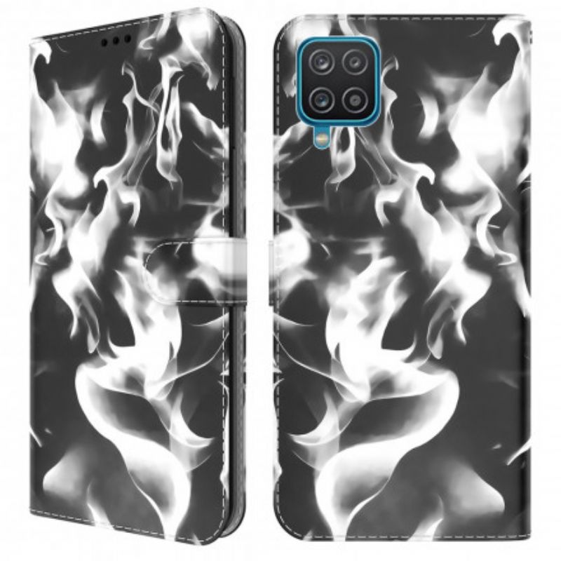 Flip Cover Samsung Galaxy A22 4G Abstrakt Mønster