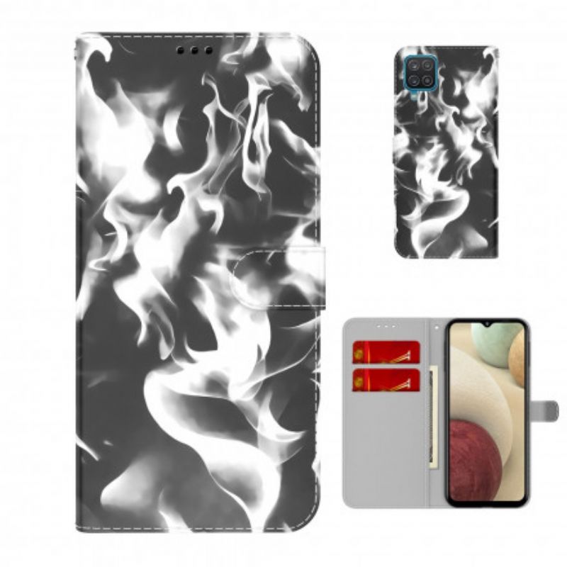 Flip Cover Samsung Galaxy A22 4G Abstrakt Mønster