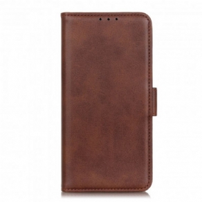 Flip Cover Samsung Galaxy A22 4G Læder Cover Vintage Dobbeltklap