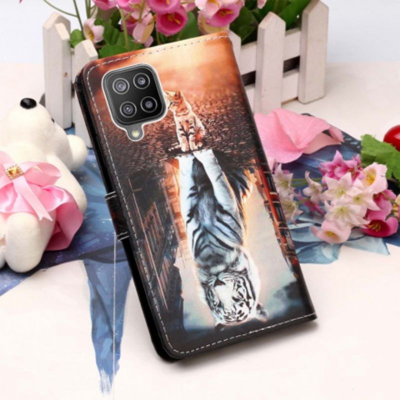 Læder Cover Samsung Galaxy A22 4G Killing