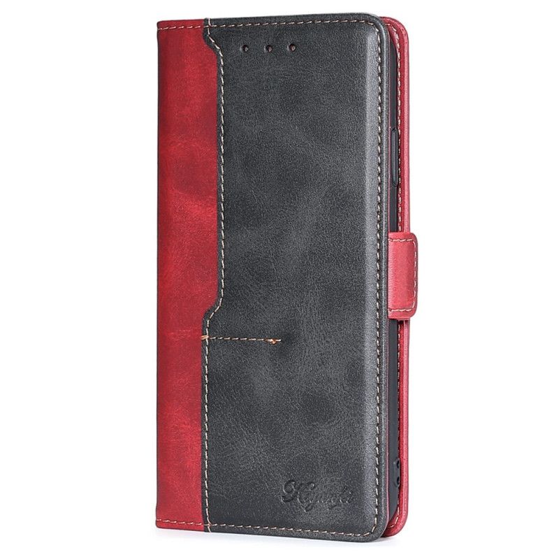 Flip Cover OnePlus 10T 5G Tofarvet Lædereffekt