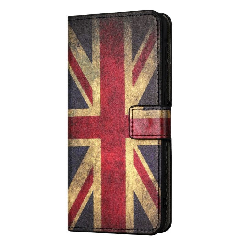 Flip Cover OnePlus 10T 5G Vintage Britisk Flag