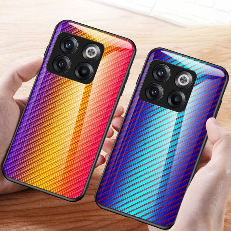 Mobilcover OnePlus 10T 5G Kulfiber Hærdet Glas