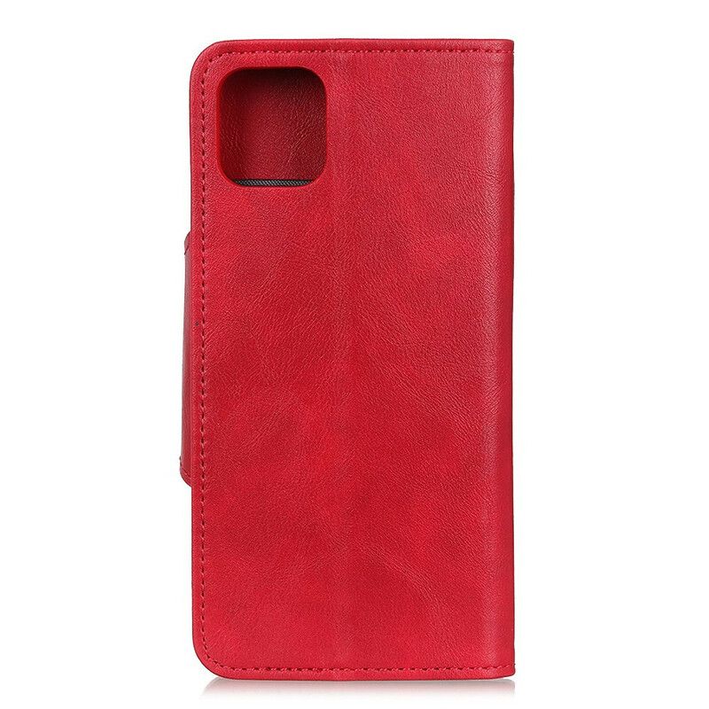 Flip Cover Samsung Galaxy A31 Imiteret Læderknap
