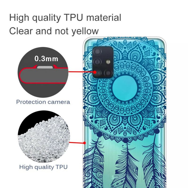 Mobilcover Samsung Galaxy A31 Unik Blomstermandala