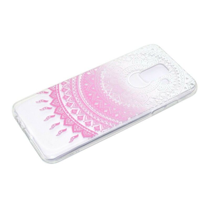 Cover Samsung Galaxy A6 Transparent Farvet Mandala