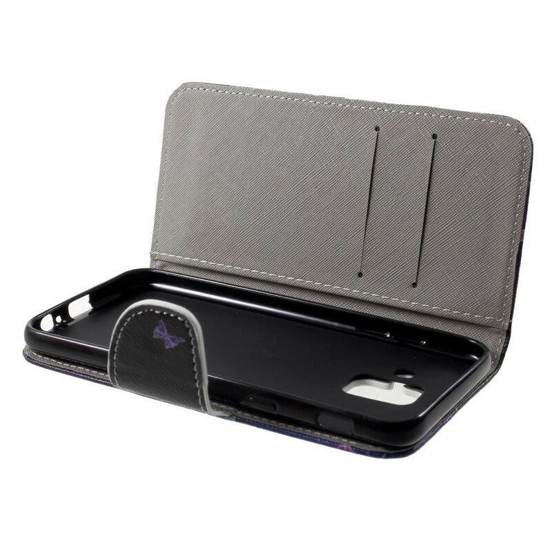 Flip Cover Samsung Galaxy A6 Sommerfugle