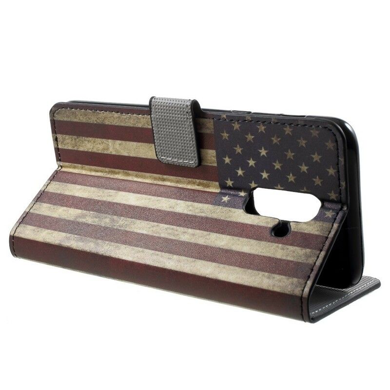 Flip Cover Samsung Galaxy A6 Us Flag