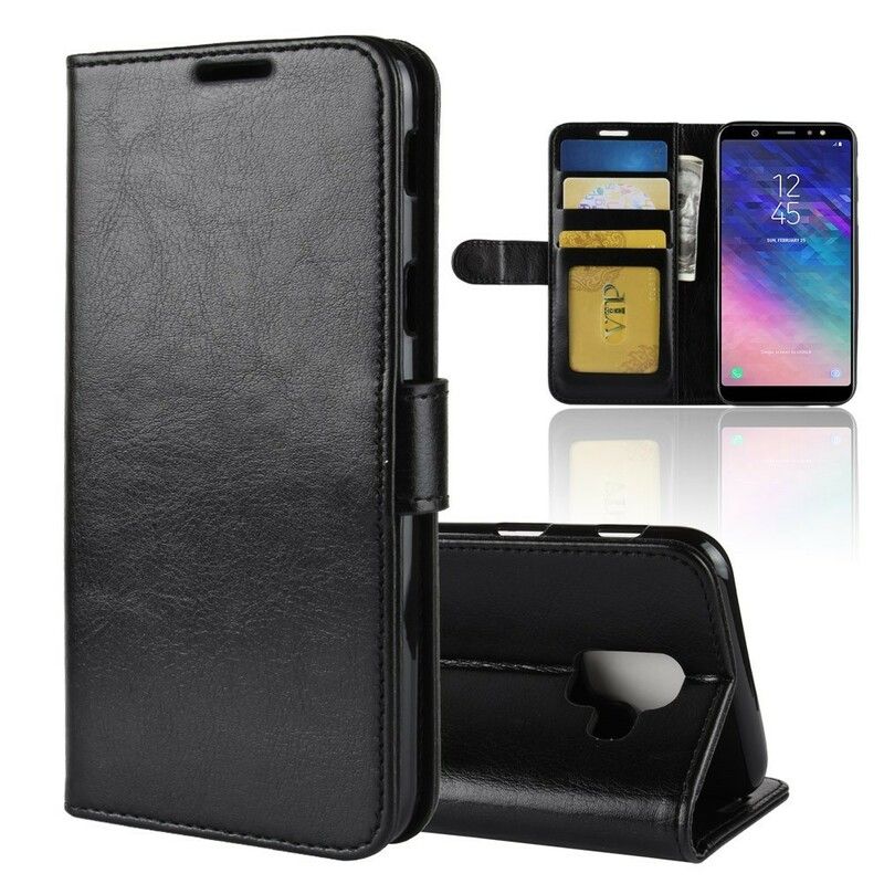 Læder Cover Samsung Galaxy A6 Lædereffekt