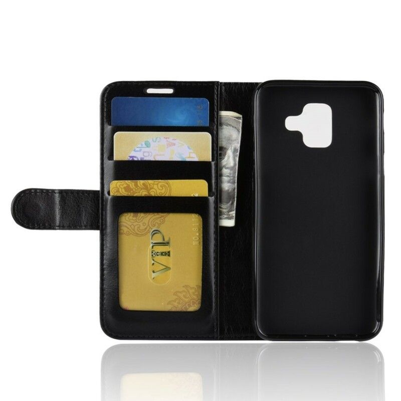 Læder Cover Samsung Galaxy A6 Lædereffekt