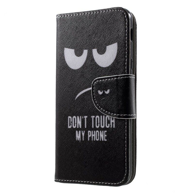 Læder Cover Samsung Galaxy A6 Rør Ikke Ved Min Telefon