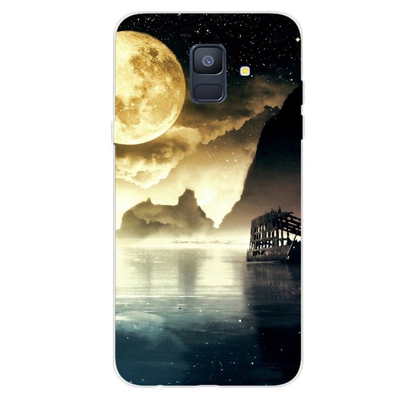 Mobilcover Samsung Galaxy A6 Fuldmåne