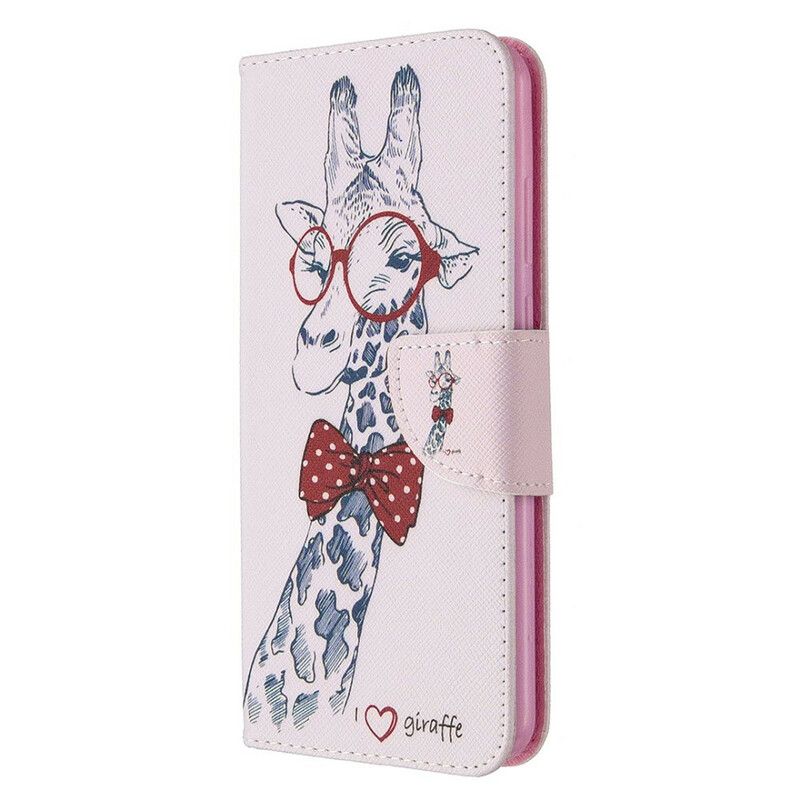 Flip Cover Huawei Y6p Nørdet Giraf