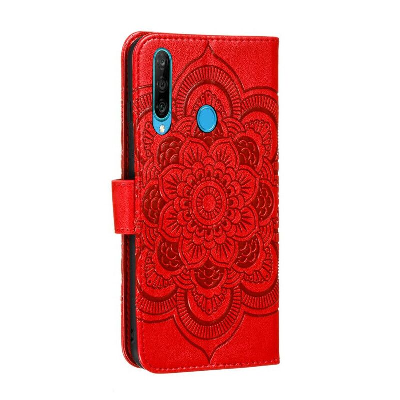 Læder Cover Huawei Y6p Fuld Mandala