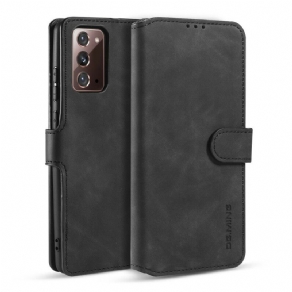 Flip Cover Samsung Galaxy Note 20 Dg.ming Retro