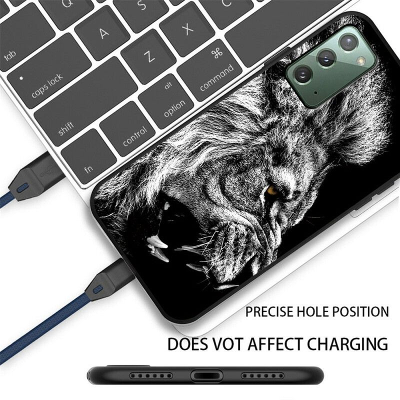 Mobilcover Samsung Galaxy Note 20 Hærd Løve