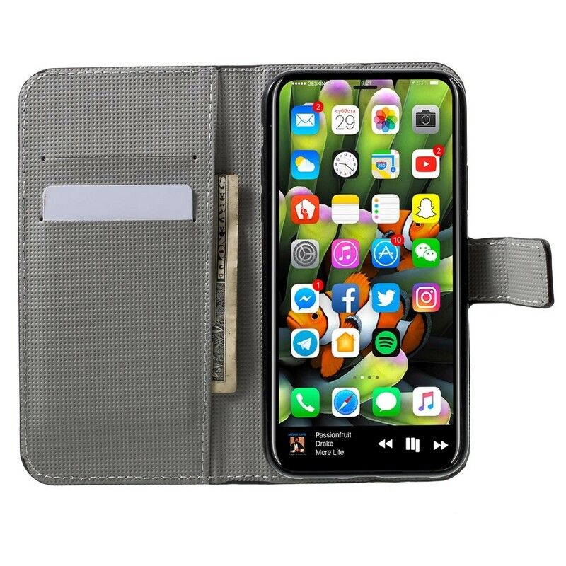 Flip Cover iPhone X / XS Englands Flag