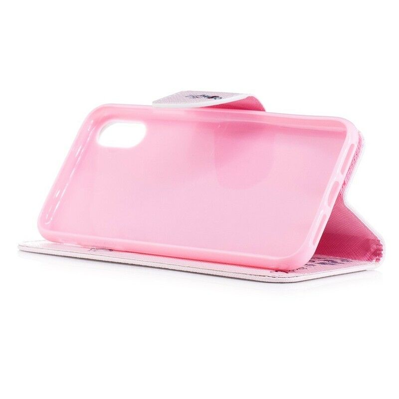 Flip Cover iPhone X / XS Nørdet Giraf