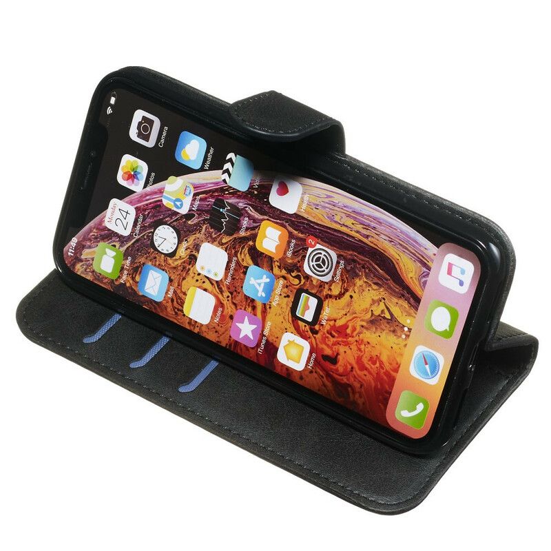 Flip Cover iPhone X / XS Vintage Pung