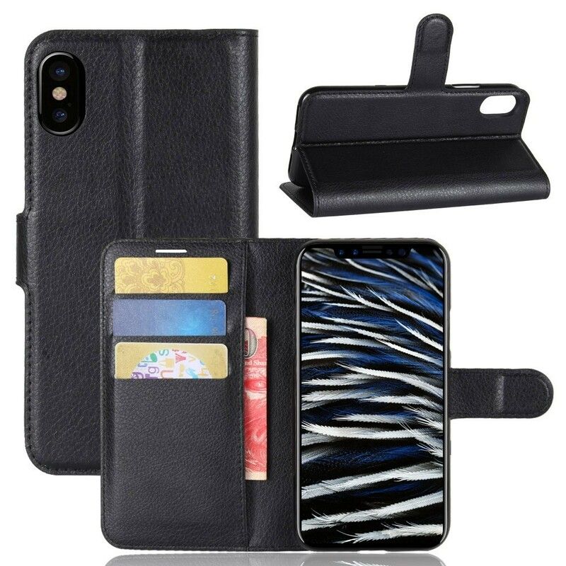Læder Cover iPhone X / XS Lædereffekt