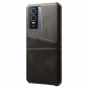 Cover Vivo Y76 5G Dobbelt Kortholder