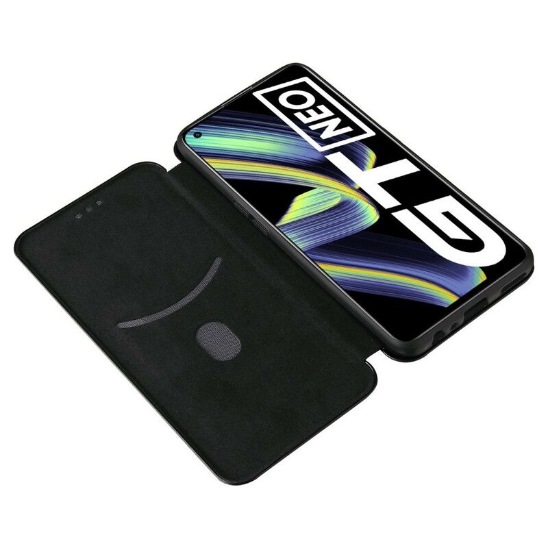 Cover Realme GT 5G Flip Cover Silicone Carbon
