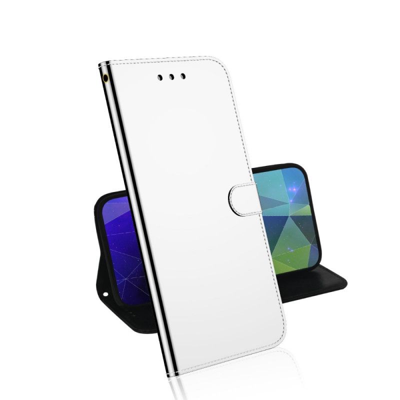 Flip Cover Realme GT 5G Imiteret Læderbetrækspejl