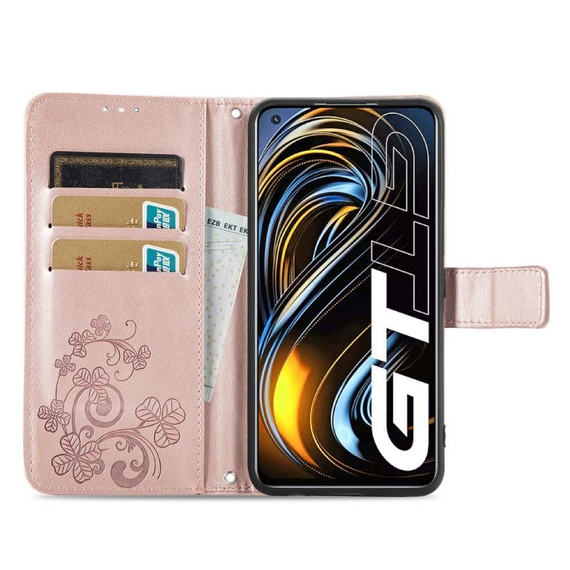 Læder Cover Realme GT 5G Firkløver