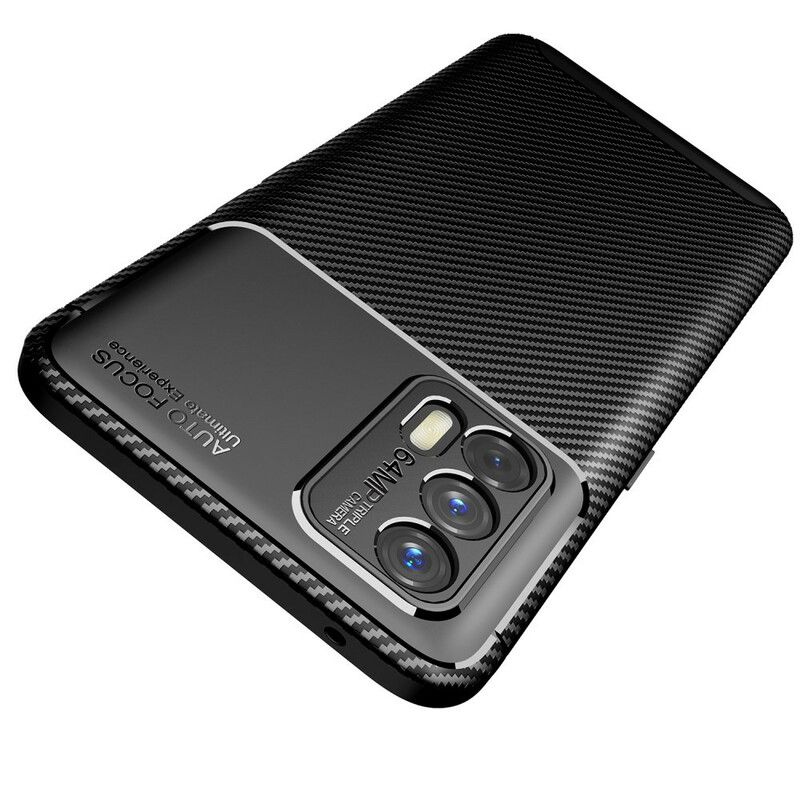 Mobilcover Realme GT 5G Fleksibel Kulfibertekstur