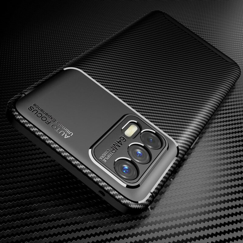 Mobilcover Realme GT 5G Fleksibel Kulfibertekstur