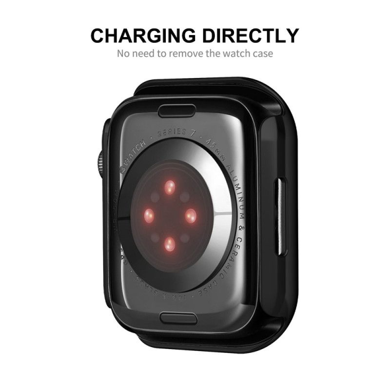 Apple Watch Series 7 41Mm Enkay Hat Prince Urkasse Hærdet Glas Galvanisering