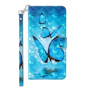 Læder Cover OnePlus Nord CE 2 5G Vandsommerfugl