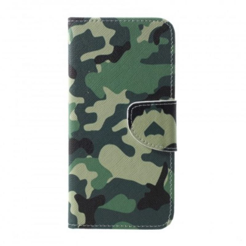 Flip Cover Samsung Galaxy S10e Militær Camouflage