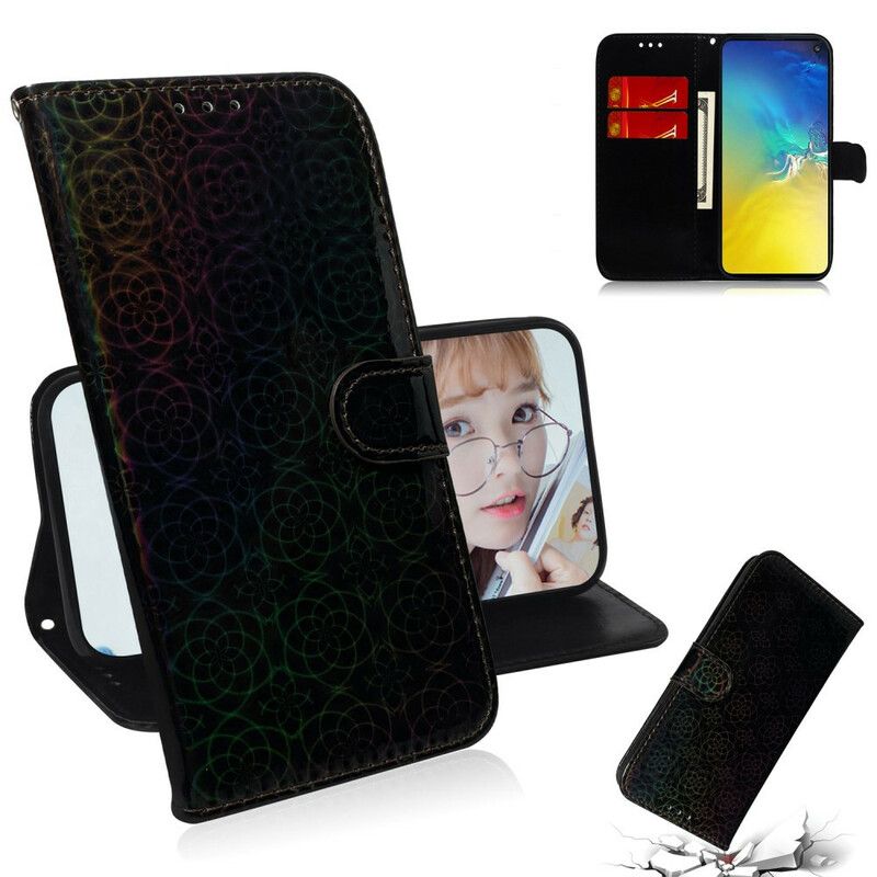 Læder Cover Samsung Galaxy S10e Ren Farve