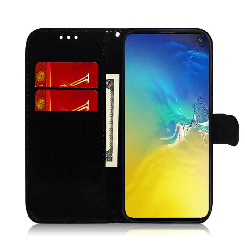 Læder Cover Samsung Galaxy S10e Ren Farve