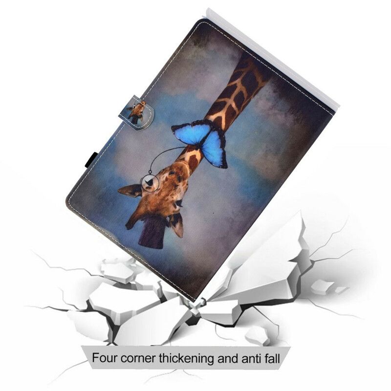 Læder Cover iPad Air (2022) Chic Giraf