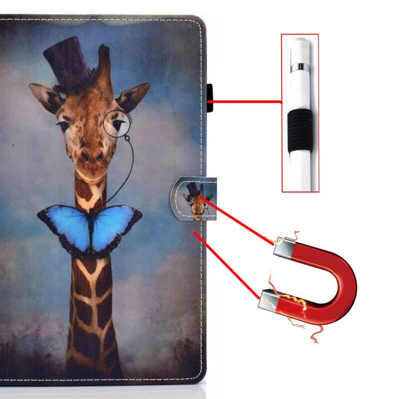 Læder Cover iPad Air (2022) Chic Giraf