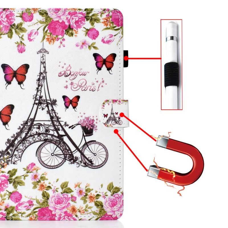 Læder Cover iPad Air (2022) Hej Paris
