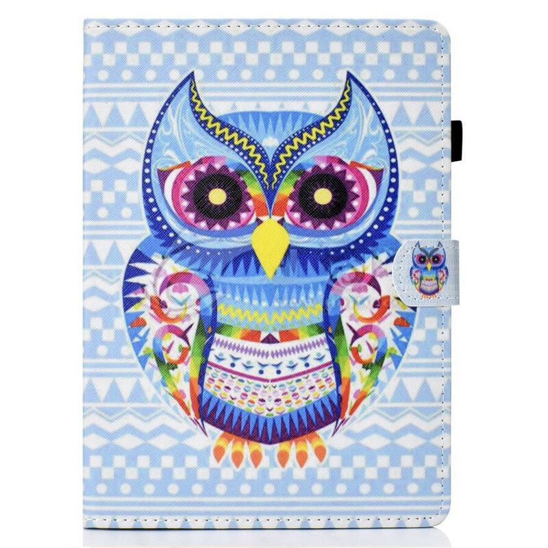 Læder Cover iPad Air (2022) Ugle Art