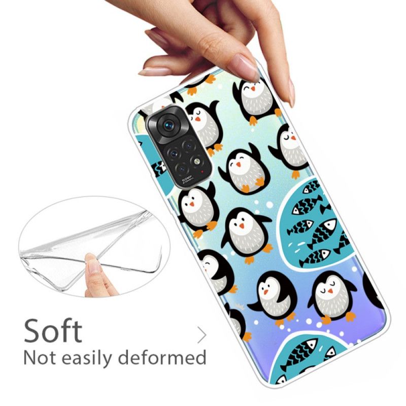 Cover Xiaomi Redmi Note 11 Pro 4G / 5G Pingviner Og Fisk