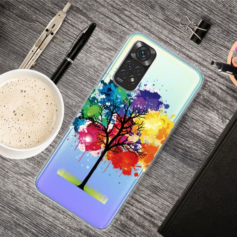 Cover Xiaomi Redmi Note 11 Pro 4G / 5G Transparent Akvareltræ